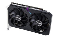 Die nächste Variante der GeForce RTX 3050 dürfte deutlich weniger leistungsstark werden. (Bild: Asus)
