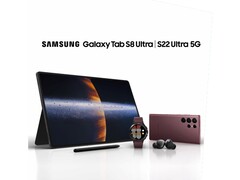 Heute wird Samsung Galaxy S22, S22+, Galaxy S22 Ultra sowie Galaxy Tab S8, S8+ und Galaxy Tab S8 Ultra offiziell präsentieren. (Bild: Samsung via Evan Blass)