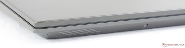 Vorderseite: Keine Anschlüsse