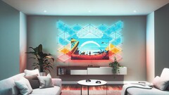 Nanoleaf präsentiert diverse Neuerungen auf der CES 2023, darunter das Nanoleaf 4D TV Starter Kit. (Bild: Nanoleaf)