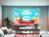 Nanoleaf präsentiert diverse Neuerungen auf der CES 2023, darunter das Nanoleaf 4D TV Starter Kit. (Bild: Nanoleaf)