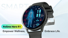 Die Rollme Hero R1 ist eine neue und auf dem Papier gut ausgestattete Smartwatch. (Bild: Rollme)
