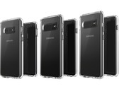 Alle drei 4G-Varianten des Samsung Galaxy S10 nebeneinander in einem Case-Leak.