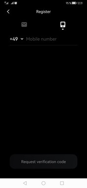 Telefonnummer für Code wird verlangt