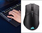 Corsair Skiff 100 Plus Tastatur links und Harpoon V2 Gaming-Maus rechts