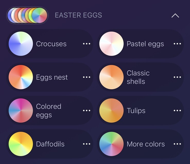 Die iConnectHue-App Version 5.9 führt Osterszenen ein. (Bildquelle: iConnectHue)