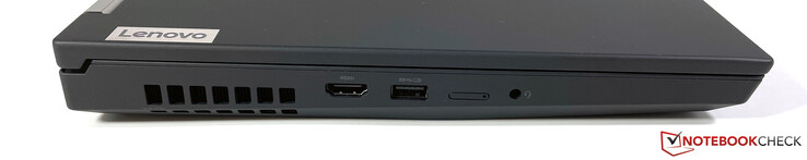 Links: HDMI 2.1, USB-A (3.2 Gen.1), SIM-Karte, 3,5-mm-Audio