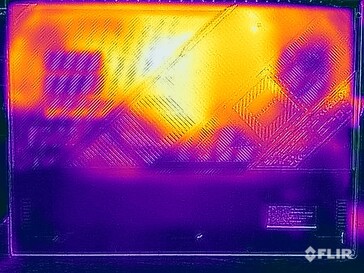 Oberflächentemperaturen Stresstest (Unterseite)