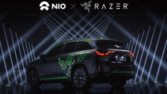 Elektro-SUV Nio x Razer ES6 Night Explorer mit Ambiente-Beleuchtung.