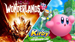 Neues Futter für die Spielkonsolen: Tiny Tina's Wonderlands und Kirby und das vergessene Land in den Spielecharts.