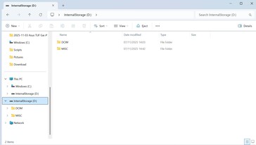 Bekannte Ordnerstruktur