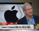 Der Apple-CEO Tim Cook stand auf CNBC Rede und Antwort