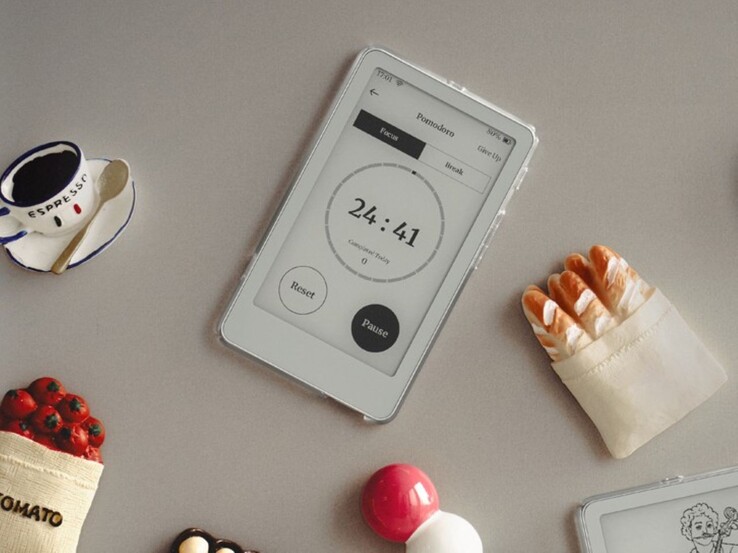 Der magnetische Boox Picco bietet Apps für Countdown, Pomodoro-Technik und Aufgabenlisten