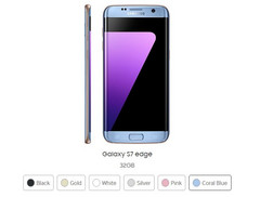 Die Blue Coral-Version des Galaxy S7 edge kommt jetzt doch noch nach Europa.