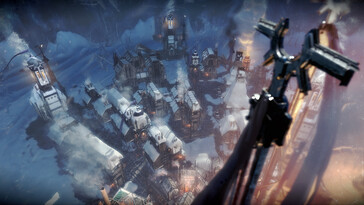 Im Bild: Gebäude in Frostpunk.