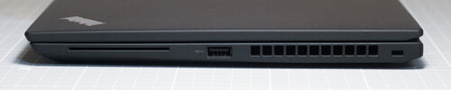 Thunderbolt 4, aber kein SD-Slot: Die Anschlussmöglichkeiten am Lenovo ThinkPad X13 Gen 3 (Bilder: Marc Herter)