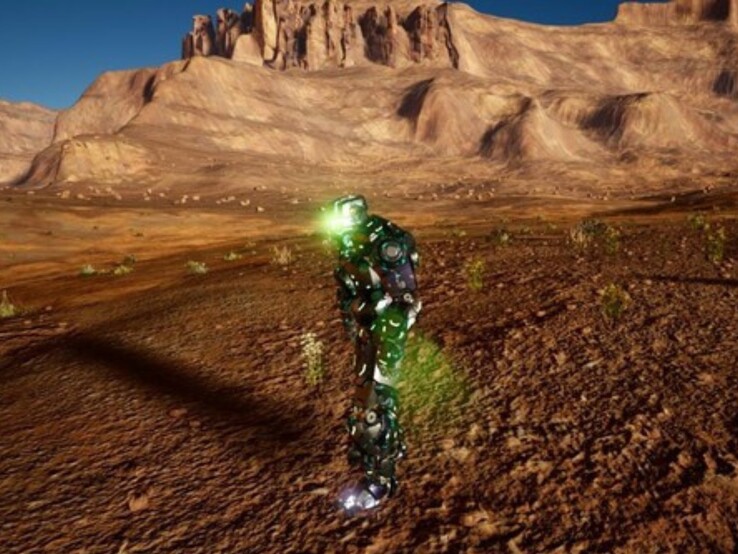 Ein Beispiel für ein live generiertes KI-Spiel, das zukünftig auf Steam erhältlich sein wird, ist „Senity: The Game“: Laut Entwickler das erste FPS-Actionspiel mit komplett KI-generierter Storyline. (Quelle: Steam)