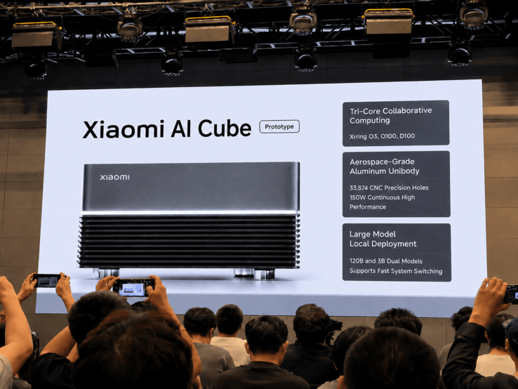 Xiaomi AI Cube Prototyp mit Xring O3, O100 und D100 Chipsätzen