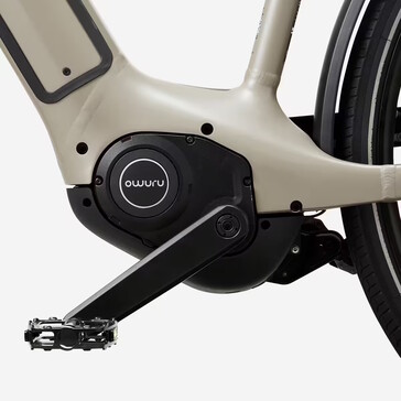 Das Getriebe ist in den Mittelmotor integriert (Bildquelle: Decathlon)