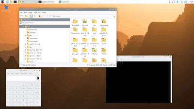Die neue Raspberry Pi OS-Version kommt mit einem neuem Theme (Bildquelle: Raspberry Pi Foundation)