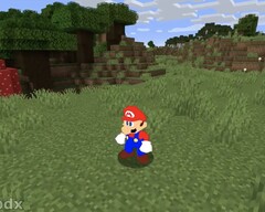 Für eine Mod soll die Engine des klassischen Super Mario 64 in Minecraft nachgebildet werden (Bild: pdxdylan)