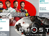 Game Sales Awards September 2020: Ghost of Tsushima, F1 2020 und Mario ausgezeichnet.