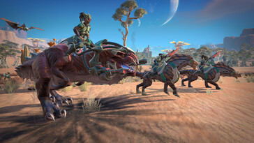Amazonen und Dinosaurier in Age of Wonders: Planetfall