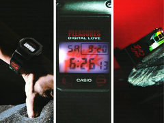 Die neue Kollaborations-Uhr Pleasures x Casio G-Shock (im Bild) besitzt mehrere Designelemente, die an Daft Punk erinnern. (Bildquelle: @pleasures auf Instagram)