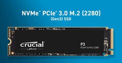 Amazon hat die Crucial P3 M.2 SSD mit 1TB Speicherkapazität derzeit günstig im Angebot (Bild: Crucial)
