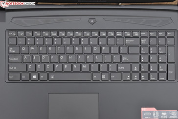 Die Tastatur ist gut, doch für diese Kategorie unterdurchschnittlich.