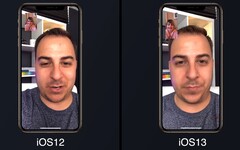 Etwas gruselig, was Apple mit dem Attention Correction-Feature in iOS 13 Facetime anstellt.
