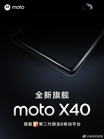 Motorolas neuer Teaser zum Moto X40 deutet