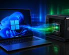 Windows-Laptop neben Spark-Chip