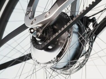 Es kommt ein Carbonriemen zum Einsatz (Bildquelle: Anod)