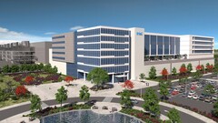 Renderbilder zeigen bereits, wie diese neue Chip-Fabrik aussehen wird, wenn sie erst fertiggestellt ist. (Bild: Intel)