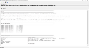 LatencyMon IDLT Clock_Level (WLAN aus)