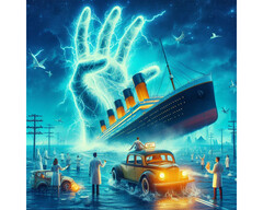 Fehlschläge 2023: Titan, Humane Ai Pin, Mikroplastik, Geoengeneering und mehr (Symbolbild: Bing AI)