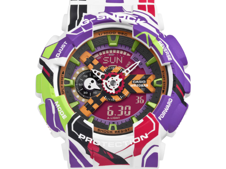 Casio G-Shock x Evangelion GA110EVA307A (Bildquelle: Casio)