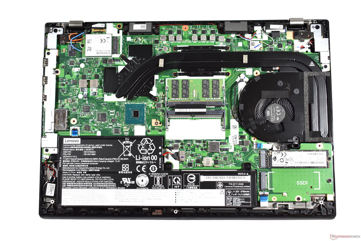 Blick ins Innere des Lenovo ThinkPad T15p Gen 1