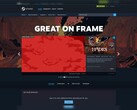 Die 'Great On Frame' Sektion auf Steam