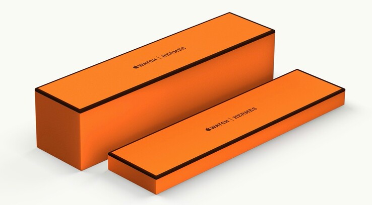 Die schicke Verpackung der Apple Watch Hermès bleibt erhalten, ab sofort ist aber weniger drin. (Bild: Apple)