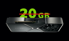 Die Nvidia GeForce RTX 3080 könnte weiterhin ausschließlich mit 10 GB Grafikspeicher erhältlich sein. (Bild: Nvidia / Notebookcheck)