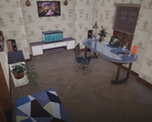 Im Toy Tinker Simulator kann man auch ein kleines Home Office nachbilden (Bildquelle: Steam)