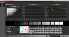 CalMAN Graustufen (Profil: Display P3)
