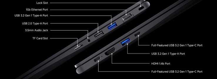 Das UniBook bietet viele Anschlüsse, aber etwa kein Thunderbolt