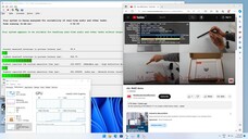 Maximale Latenz beim Öffnen mehrerer Browser-Tabs und beim Abspielen von 4K-Videomaterial