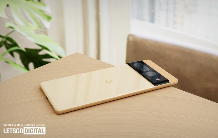 Das Pixel 7 Pro sieht dem Pixel 6 Pro recht ähnlich, mit kleineren Änderungen am Kameramodul. (Bild: Technizo Concept / LetsGoDigital)