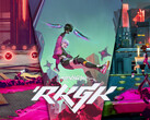 RKGK, oder Rakugaki, wird im 2. Quartal 2024 in knalligen Neonfarben und mit rasanter Jump'n'Run-Action erscheinen. (Bild: Gearbox Publishing - bearbeitet)