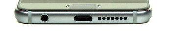unten: 3,5-mm-Audioport, USB-C-Anschluss, Lautsprecher