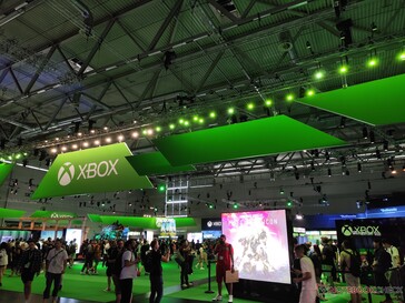 Der bisher größte Xbox Stand war rollstuhlgerecht